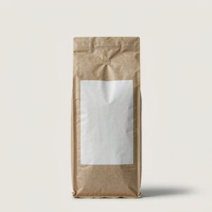 Kraft paper bag of grain-free dog food